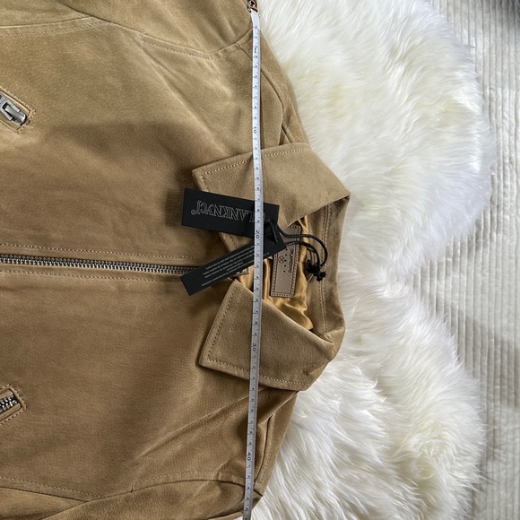 Blank NYC Women's Tan Real Suede Jacket - Picture 5 of 11